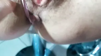 Underwear showing body and cunt close up