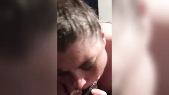 Bbw Slutty cougar blowing BBC