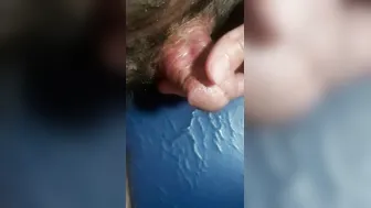 My Small Lubricated Cock Enjoying Gets Rough while Groaning and Cumming