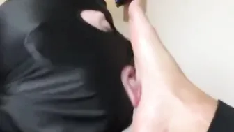 My bro worships dick toes and butt