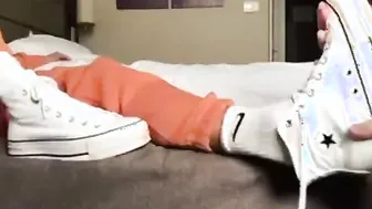 My bro worships dick toes and butt