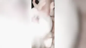 Blowing strangers dick thru the hole