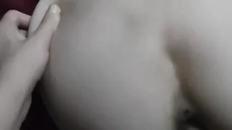 Farting vagina stepsister asks to cum on her butt