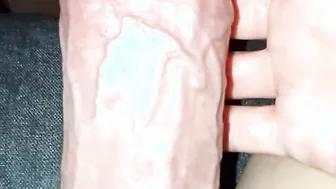 I performance a venous huge and thick uncircumcised cock. Created for sex and masturbation