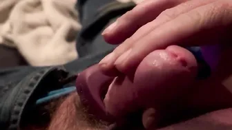 A Little Cum And Peeing Inside Bed
