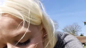 Pissing outdoors