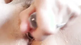 Now its gets crazy...freaky piss skank with a huge twat