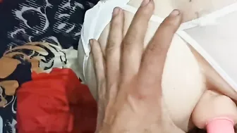 the red head asks me to stick a toy up her butt