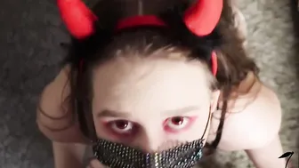 Sweet she-devil getting hole-banged