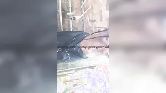 Punjab aunty outside bathing sinhala kella