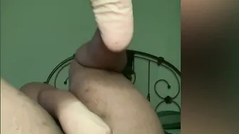 Slutty Thick Black seduces herself in Anal Masturbation