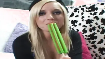 Blonde Teenie into Search of Satisfaction