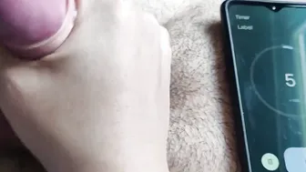 Can he cum into 2 minutes?