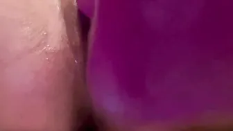 Bi-Curious goddess pounds her soak vagina to Squirt with a sex toy and new bunny toy