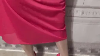 Beauty Red Lace Gown