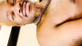 Admiring my great blue green eye mistress led to hardcore interracial sex