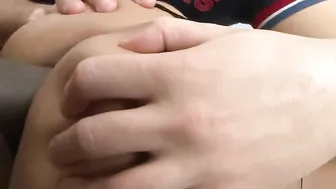 Cuck Helps His Wifey Nomi Melone Take Cock and Feeds Her big black cock Cum