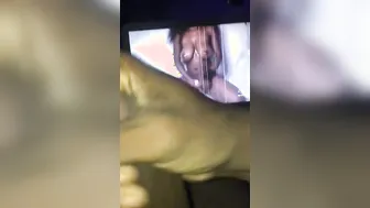 Jerking off on you
