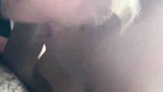 Morning blowjob during our cabin trip