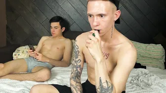 Broadcasting With Huge Cock