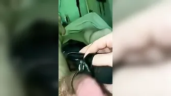 High Heel on my penis