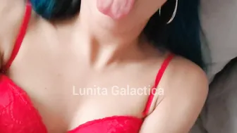 Lunita groaning on camera