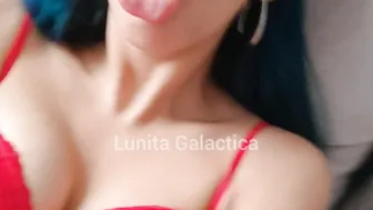 Lunita groaning on camera