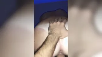 beauty blonde with tight twat ride a huge dick pov
