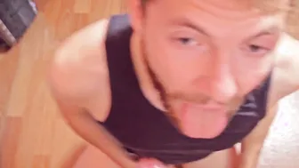 Face-fucking my Cum-Thirsty Bf / Gagging on that Large Uncut Dick | 4k | UHD aCoupeOfGuys