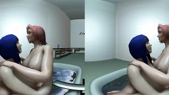 180 VR Sakura And Hinata Bathing And Fucking (POVs)