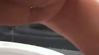 Big titties cougar gigantic nude piss peeing pissing
