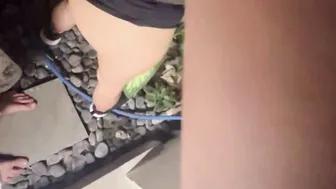 The night lady dragged the dude in a remote alley and played a little pranks