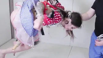Tied and analized by her master