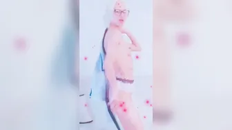 undressed babe sexual dance striptease of polish blonde bitch