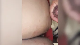 It turns me on to watch MILFs boobies jump while I eat her tight booty