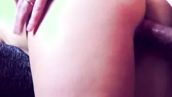 Close-up insemination for a milf with a huge tight booty