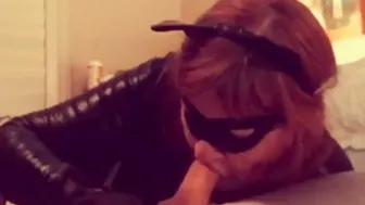 Catwoman blows Batman
