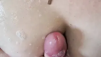 huge jugs pounded into the bathtub and cum inside my