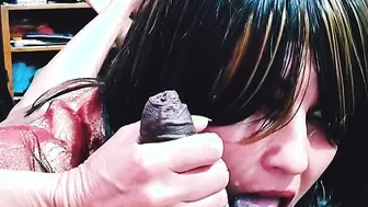 Bimbo Fiance Works For Her Reward