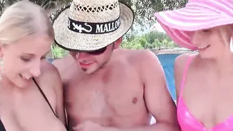 One porn video – German Women INVADE Ibiza - Episode one