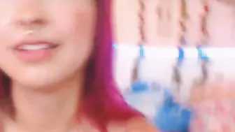 Horny Petite Babe Fingering Pussy