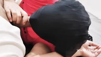 Outside farmhouse Hindi vice GF cunt fucking with bf