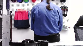 Gorgeous 19 Yo Shoplifter Caught Shoplifting from Mall and Fuck by Sexually Preoccupied Guard - Nikole Nash - FuckThief