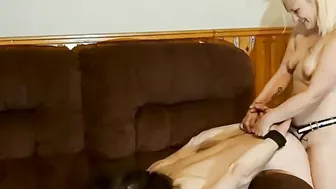 Dominating his butt
