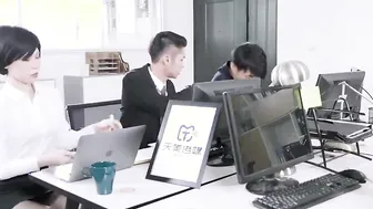 Office fucked petite secretary cant stop groaning CUMMED ON BACK
