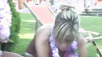Mandy mayhem teases the camera
