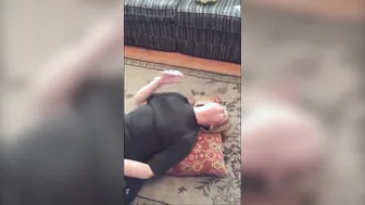 Cuckolding mom having sex on the floor