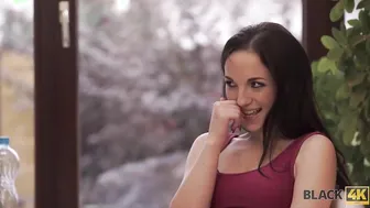 BLACK4K. Coming in hands of ebony pervert white cunt with mouth has back door
