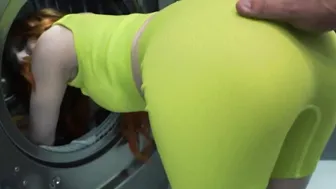 Freaky Stepbrother Fucking Stepsister Inside Washing Machine