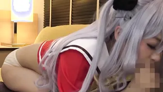 Giving a confident hand job into adorable college girl uniform but she getting so excited when she changes inside a ladylike